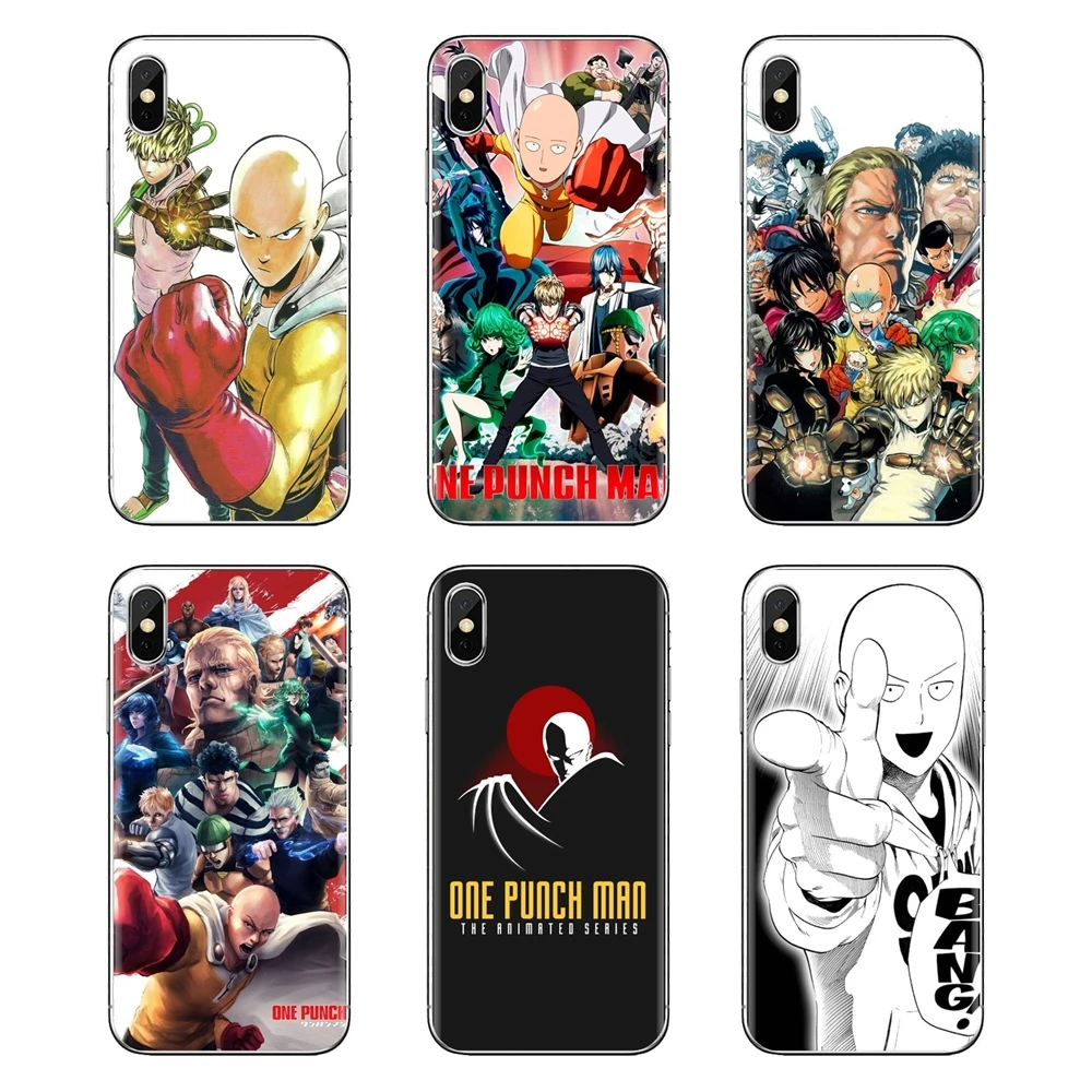 Phone Covers Saitama Face Collage Onepunch For Samsung Galaxy S2 S3 S4 S5 MINI S6 S7 edge S8 S9 Plus Note 2 3 4 5 8 Coque Fundas |
