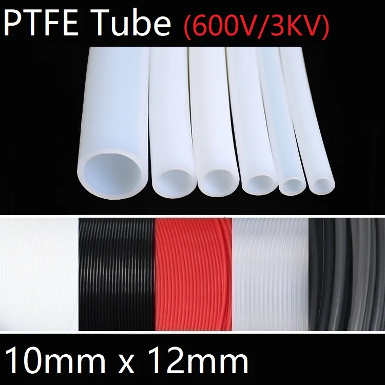 Tuyau en PTFE 10mm x 12mm - PTFE Tube Shop