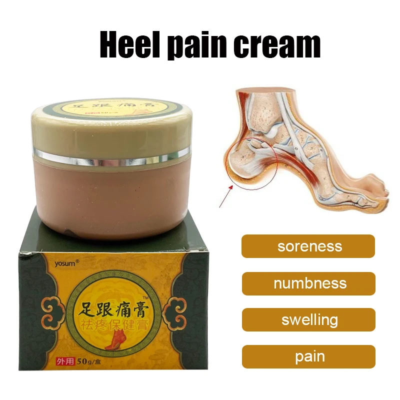 

50g Foot Bone Spurs Herbal Ointment Foot Heel Pain Cream Rheumatism Arthritis Pain Ointment Foot Sprain Waist Pain Relief