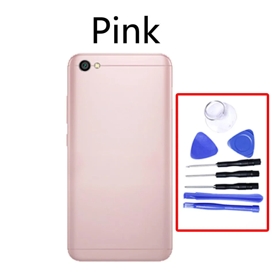 Note5A задняя крышка батарейного отсека для Xiaomi Redmi Примечание 5A задняя крышка батарейного отсека чехол на заднюю крышку корпус замена корпуса - Цвет: Pink-With tool