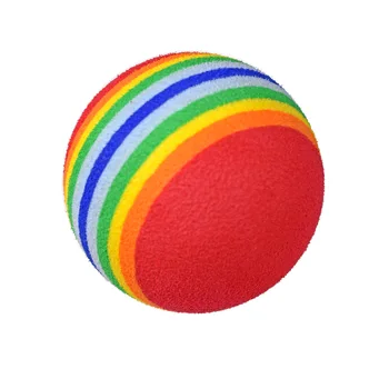 

EVA Foam Golf Balls Hot New Yellow/Red/Blue Rainbow Sponge Indoor Golf Practice Training Aid