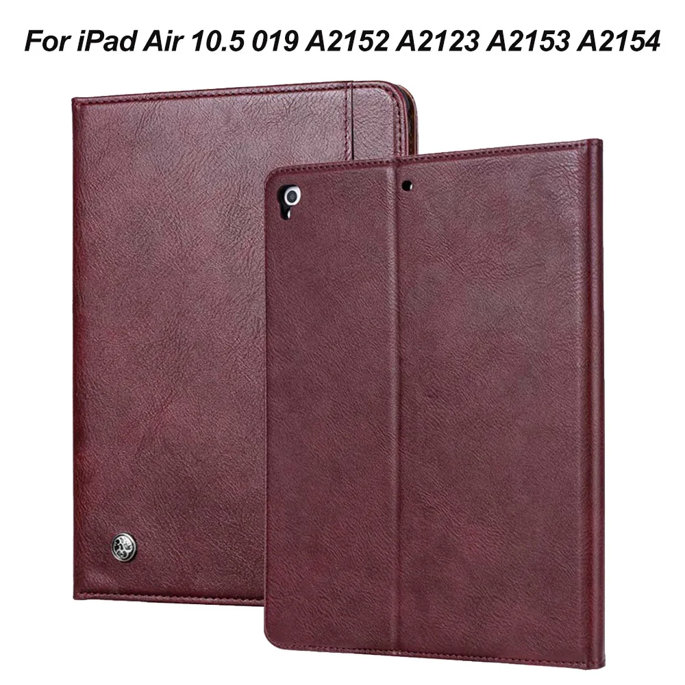 Wine Red Air 10.5 Чехол из искусственной кожи для iPad Air 3 Gen iPad 10," чехол для планшета для iPad mini с отделением для карт, чехол, умный чехол для iPad Pro 10,5 - Цвет: Wine Red Air 10.5