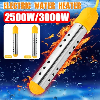 

3000W Floating Electric Heater Boiler 220V Water Heating Element Portable Immersion Suspension Portable Bathroom Swimming Pool