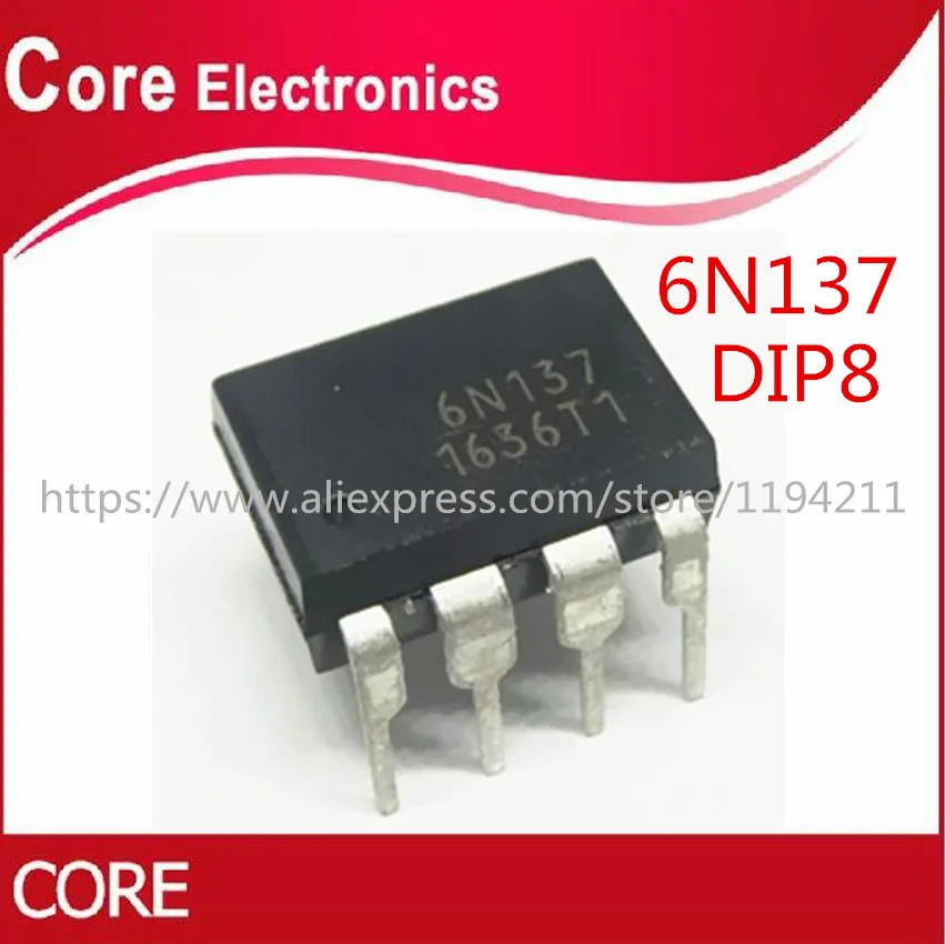 100 шт./лот A6N137 6N137 высокоскоростной Оптрон DIP 8|10 pcs| |