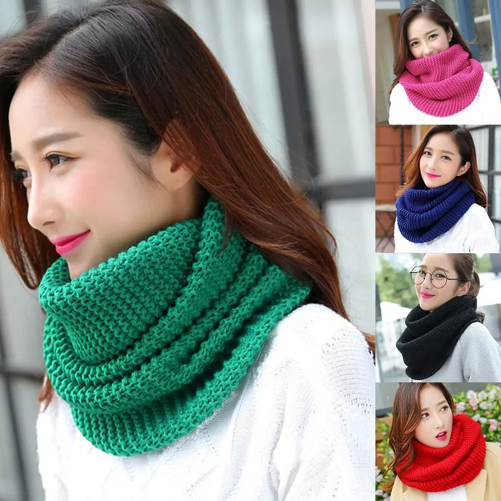 Desconexión seguro agenda Bufandas de invierno de moda para mujer bufandas tejidas cuello más cálido  anillo de ganchillo para mujer España Loop mujeres bufandas para dama -  AliExpress Accesorios para la ropa