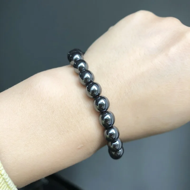 Natural Black Hematite Stone Twist Spacer Beads - 8x12mm Center-Drilled Loose Beads For Jewelry Making (15'' Strand)