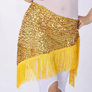 

Belly Dance Waist Chain Indian Sequin Tassel Performance Package Hip Scarf Dancing Accessories