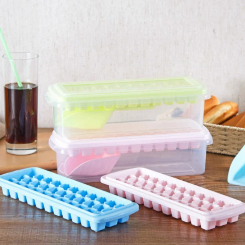 33 сетки кубики льда Пластиковые Многоразовые многоцветные кубики льда физические охлаждающие инструменты вечерние инструменты напитки кулер формы в виде снежинок