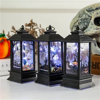 

1 pcs Halloween Lamp Holiday Party Hanging Candle Light LED Tea light Candles for Halloween Decoration Party Battery Include