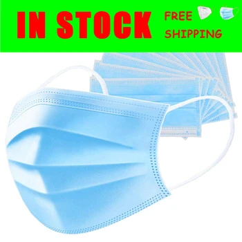 

Disposable Mask 3 Layer Nonwoven Mouth Face Mask Anti Dust Anti Fog Meltblown Earloop Mouth Mask