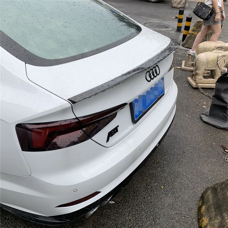 Для Audi A3 спойлер из углеродного волокна материал- m4 sty ACDK производительность стиль спойлер для Audi A3 спойлер