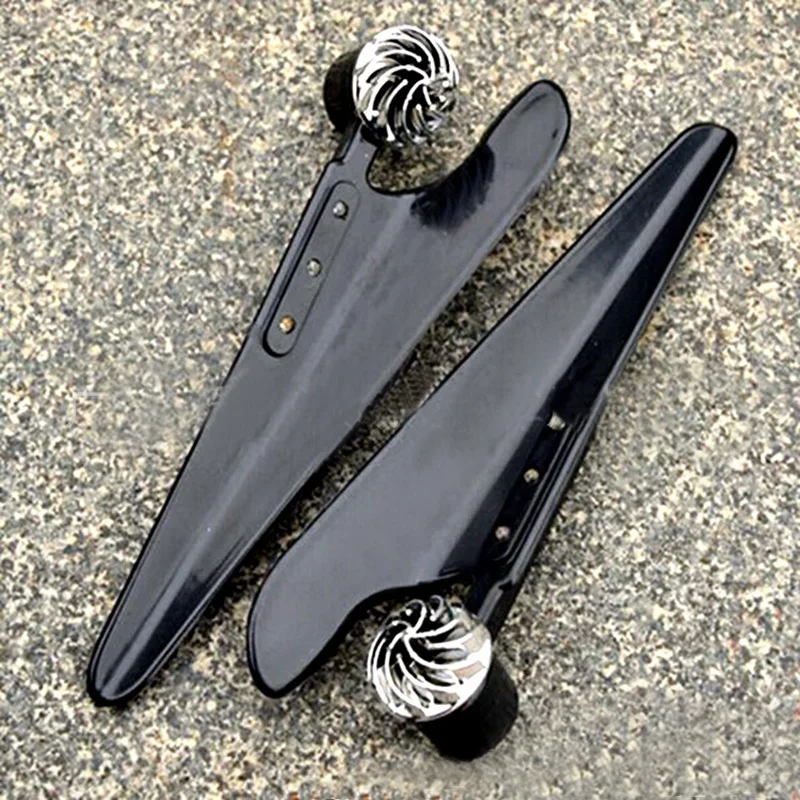 

2PCS Wind Powered Car Front Windscreen Wiper LED Light Decorative Lamp F-Best