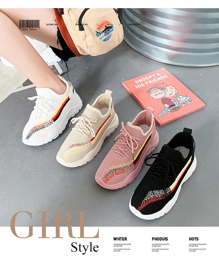 С прямоугольным каблуком; Zapatos casuales de moda para mujer из сетчатого материала со шнуровкой; женская уличная обувь, кроссовки Для женщин женская одежда Freizeitschuhe chaussure femme