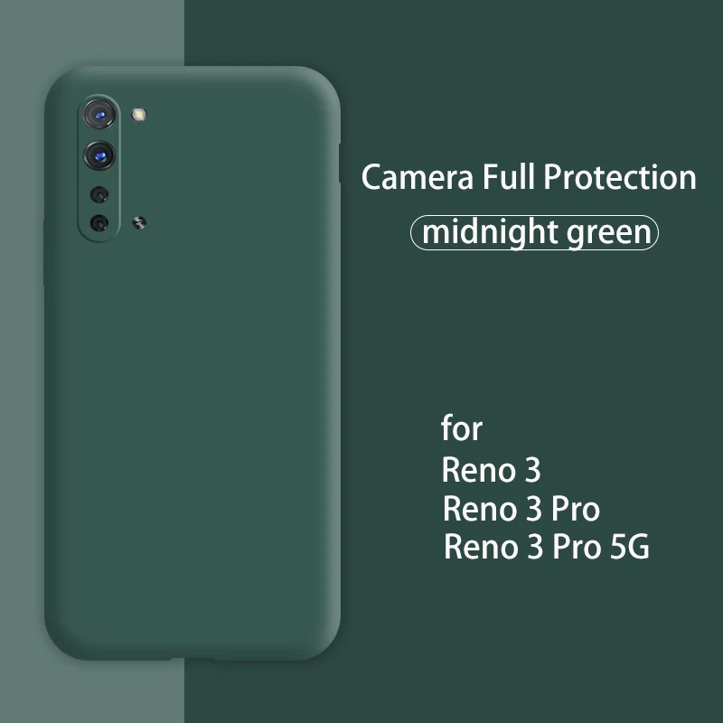 For OPPO Reno3 Pro Case Reno 3 5G Cover Luxury Soft Liquid Silicone Shockproof Back for Coque Funda |