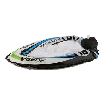 

Kids Inflatable Wind Up Speedboat Boat Pool Bath Toy Random Color #2