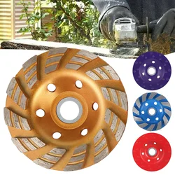 4 Polegada 100mm diamante roda de moagem disco escultura em madeira tigela forma copo concreto granito pedra cerâmica corte ferramentas elétricas