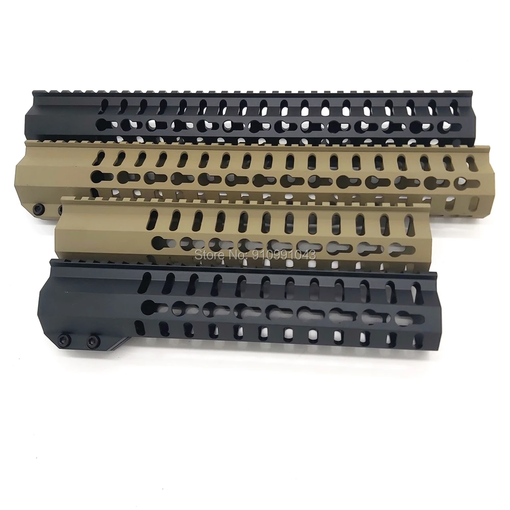 

keymod ar15 tactical .223 5.56 handguard Free Float Slim ar 15 Handguard Quad Rail 10 13.5 inch