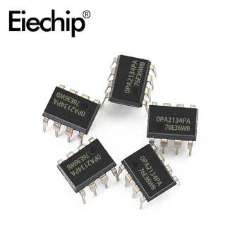 

5PCS/lot OPA2134PA DIP8 high-performance audio amplifier IC, active integrated circuit OPA2134 original AUDIO IC