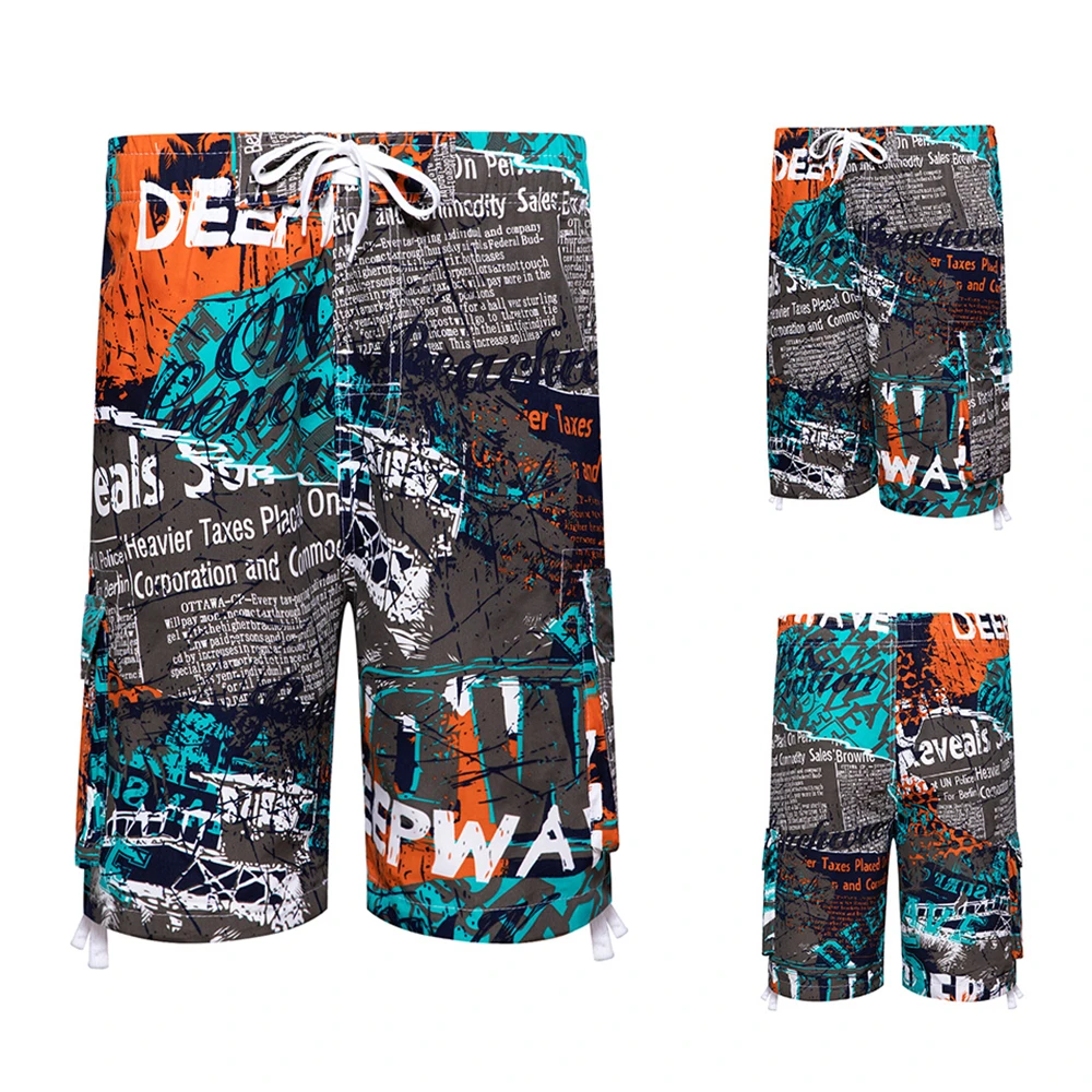 

New Brand Surfing Beach Shorts Men's Boardshorts Surf Swim Short Pants Quick Dry Swimwear Trunks Beach Shorts For Male