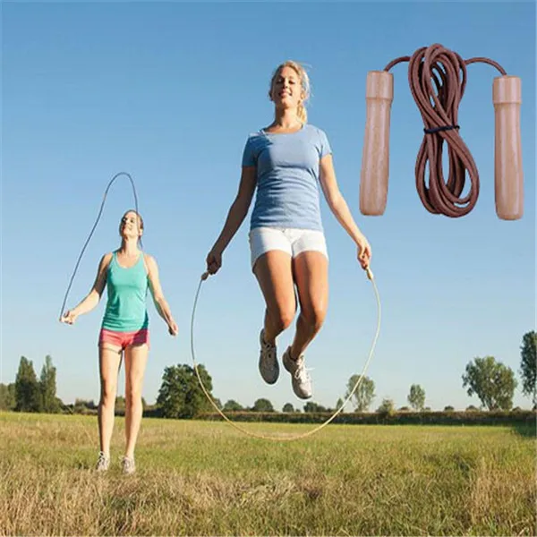 

Leather Skipping Rope Fitness Equipment Weighted Boxing Exercise Workout