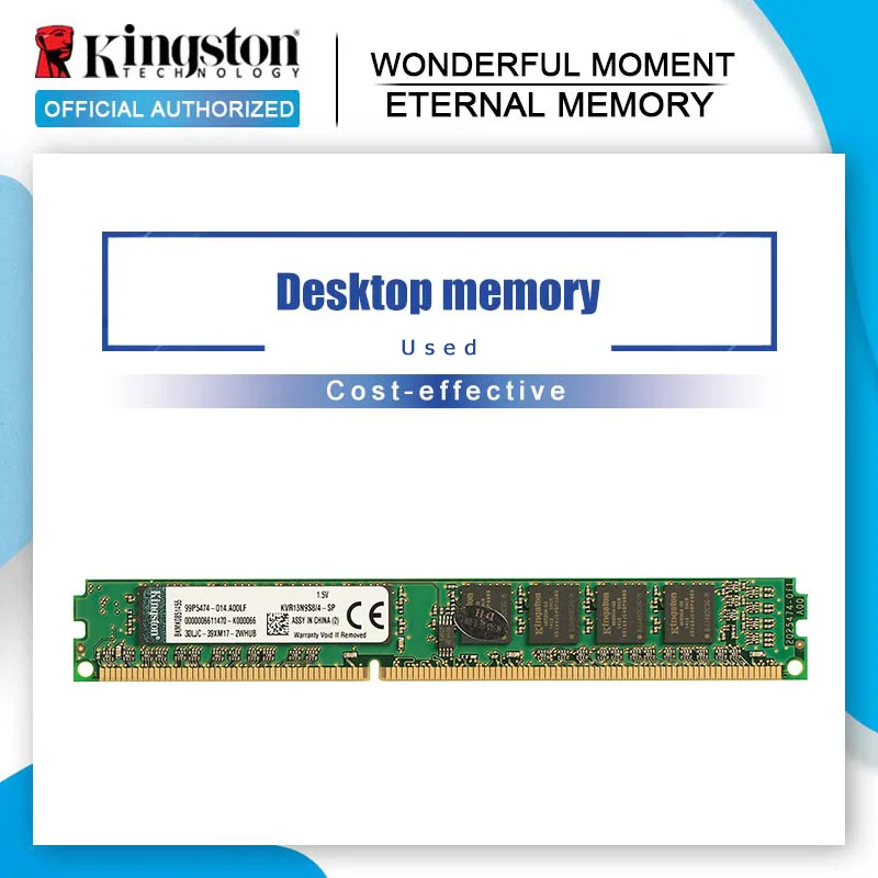Kingston PC Pamięć RAM Moduł pamięci Komputer stacjonarny 1GB 2GB DDR2 4GB DDR3 8GB 667MHZ 800MHZ 1333MHZ 1600MHZ ddr4 2133Mhz DIMM