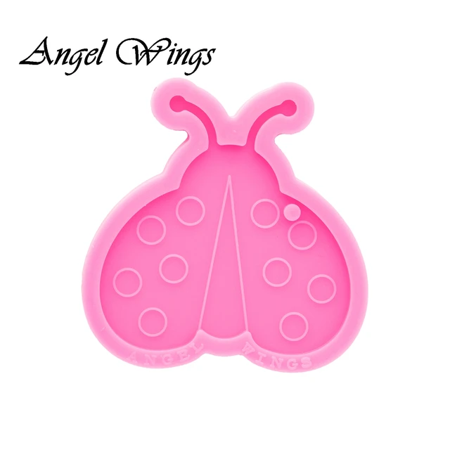 Fényes Gyanta2.2/2.9In Katicabogár Penész, Szilikon Rovar Kulcstartó Formák, Epoxi Penész Barkácsolás Nyaklánc Medál Ékszerek Dy0699 - Image 3