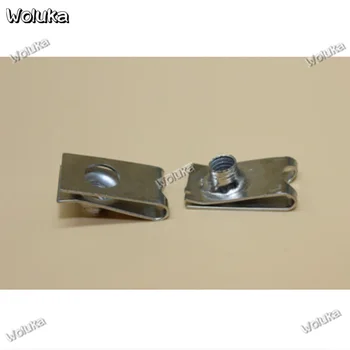 

Car wire screw base fender bumper license plate base clip fastener U-shaped iron clip nut buckle CD50 Q06