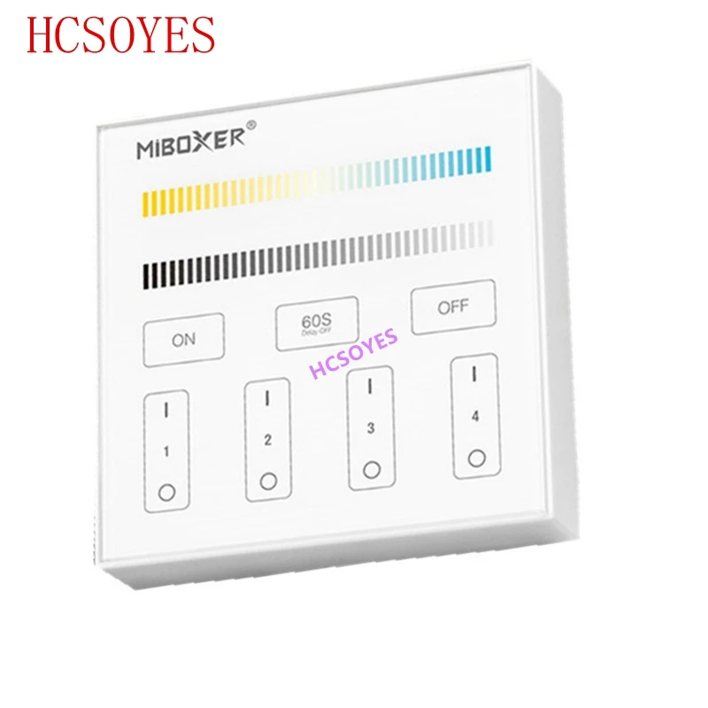 MIBOXER B0 B1 B2 B3 B4 B8 4 зоны 8 зон 2 ГГц яркость/CT/RGB/RGBW/RGB + CCT светодиодная Smart Панель пульта