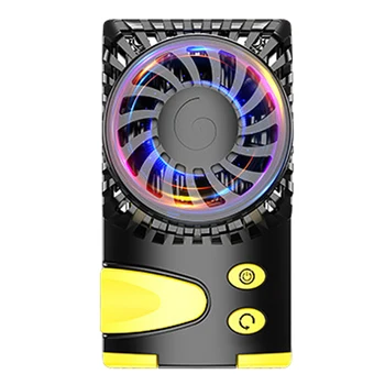 

Mobile Phone Cooler Cooling Fan Game Pad Holder Bracket Fan Radiator for Ios Android Smartphone USB Charging