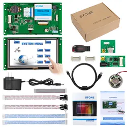 5,0 "интеллигентая (ый) TFT LCD тачскрин с контроллером + программы для того, чтобы заменить HMI & ПЛК