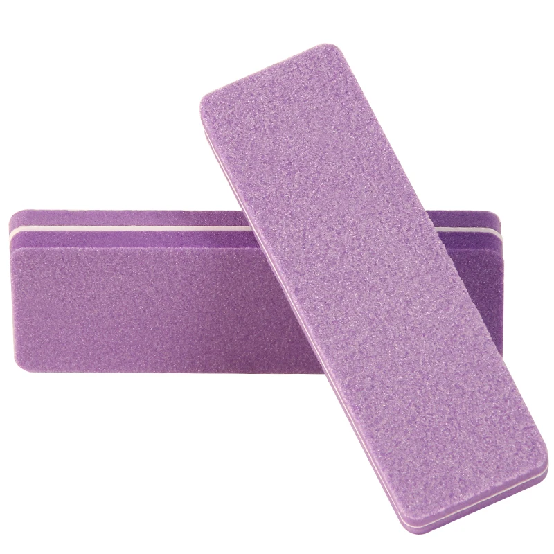 CYSHMILY 10PCS/Lot Nail File Buffer Colorful Mini Nail Buffer 100/180 Sponge Double Sided Nail File Professional Nail Art Tools - Цвет: 10pcs