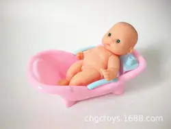 12 см Экспрессия кукла Ванна игрушка удобрение ребенок аксессуары для ванной комнаты виниловая кукла 58 г