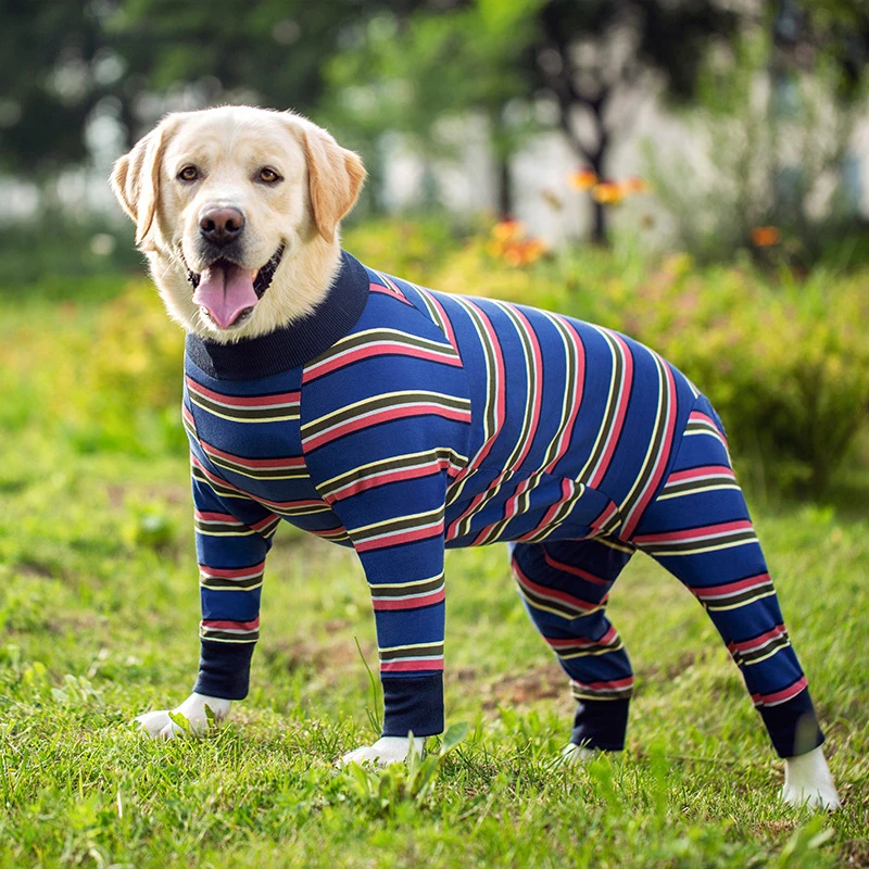 Ropa de pijama para perro grande, para perro grande, para Bulldog francés Corgi Samoyed Husky Labrador Golden Retriever|Monos y mamelucos| - AliExpress