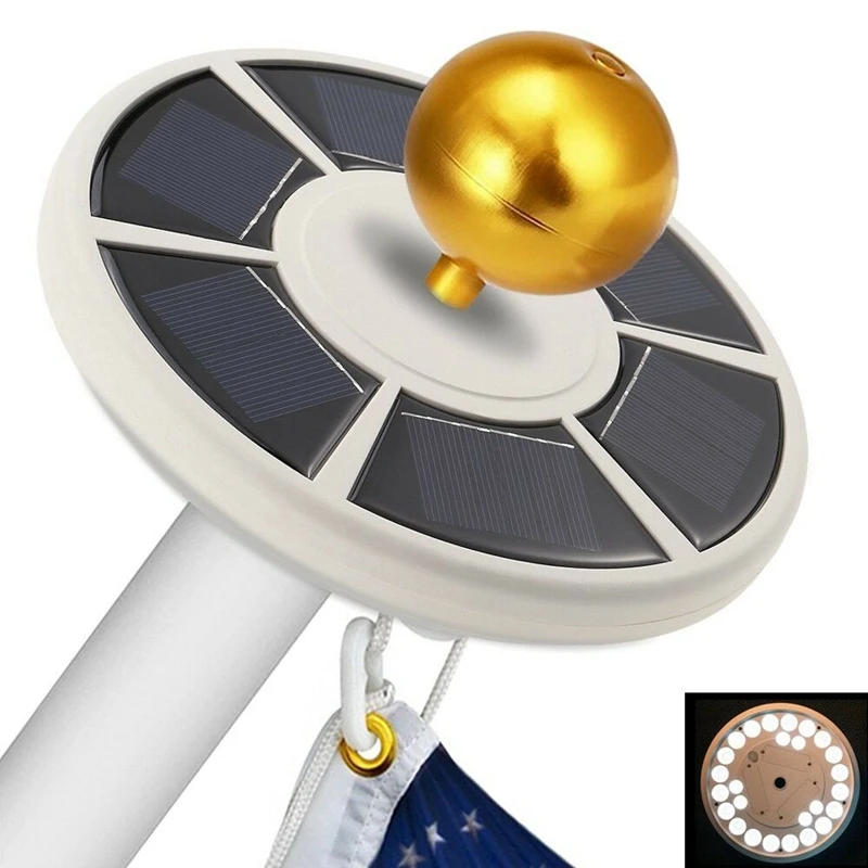 26 Led Открытый Солнечный флагшток светильник водонепроницаемый Led лампа для тента на кемпинге продвижение