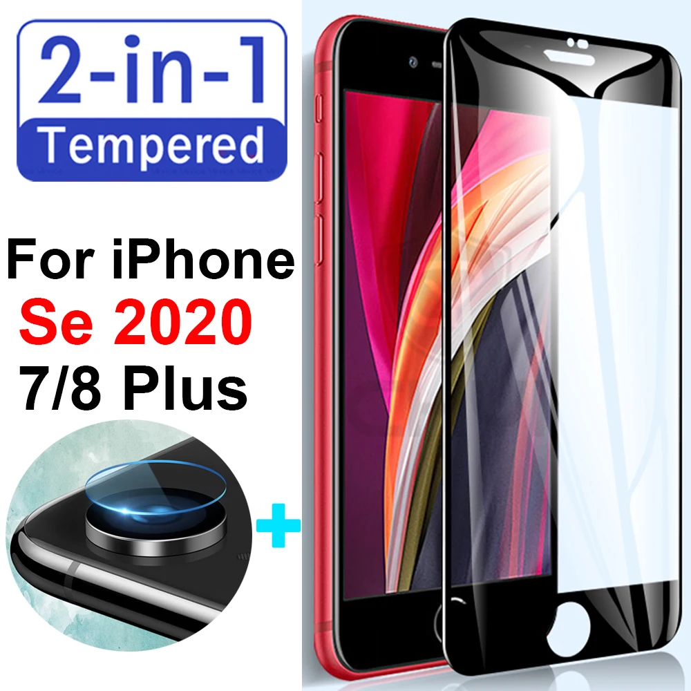 Чехол для Iphone Se 2020 чехол телефона Iphonese 7 8 Plus Se2 2 Se2020 защитный объектива plus 7plus Glas