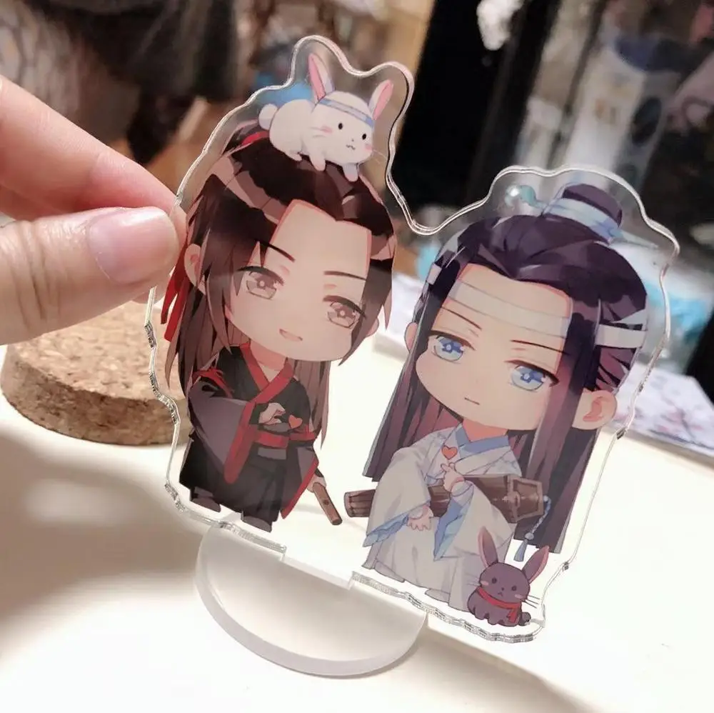 Grandmaster of Demonic Cultivation MDZS The Untamed Wangji Wunxian Косплей акриловый брелок Подвеска фигурка брелка для ключей стенд модель - Цвет: A Stand