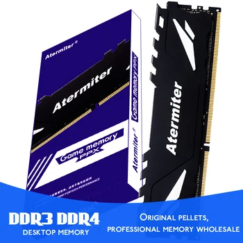 Atermiter DDR3 DDR4 2GB 4GB 8GB 16GB Memoria Ram 1333 1600 1866 2133 2400 2666 3000 3200 Memory Desktop Dimm with Heat Sink 1