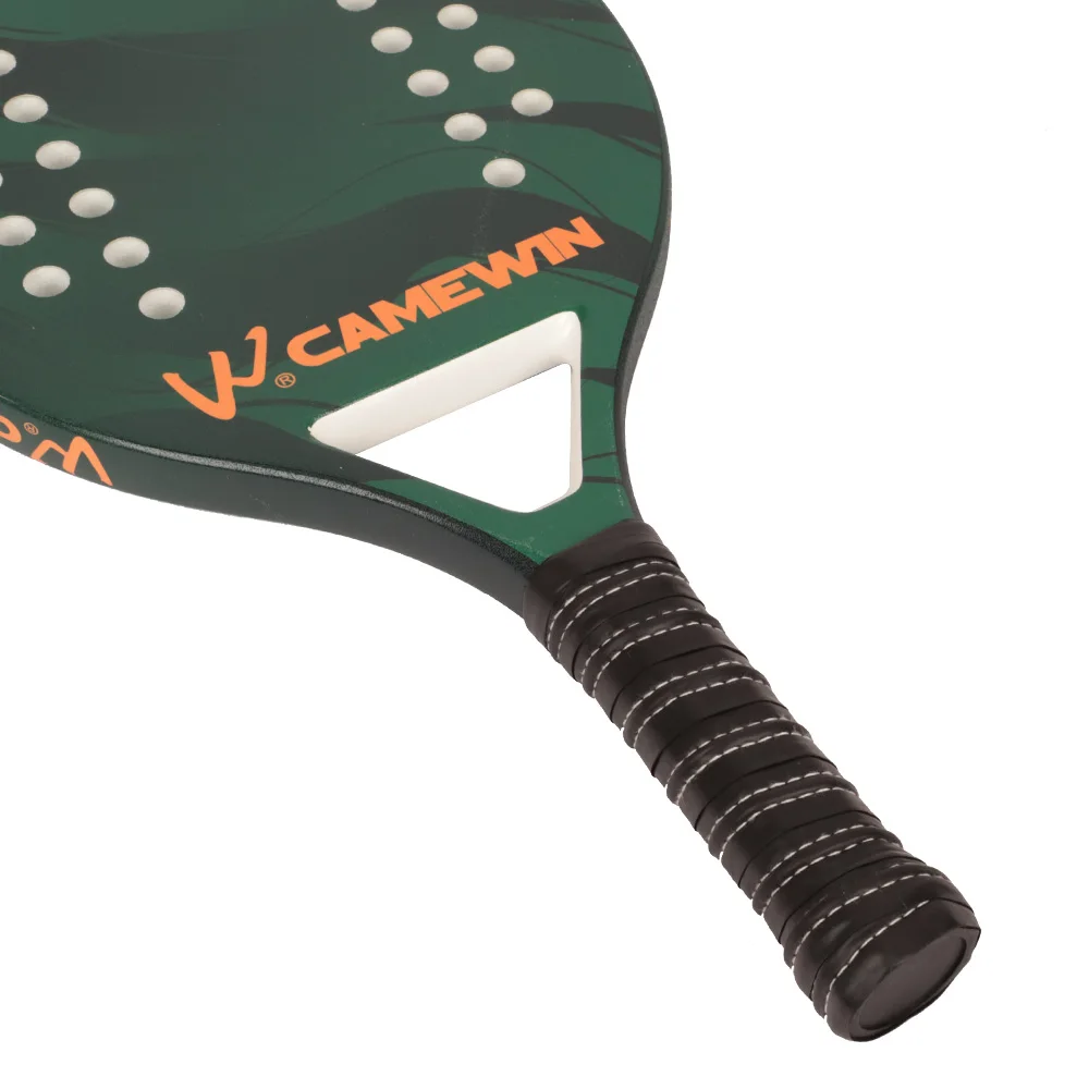 CAMEWIN Casual Beach Tennis Racket (Carbon +Glass Fiber Frame) Paddle Set,2 Paddles,2 Balls,and 2 Cover Bags.