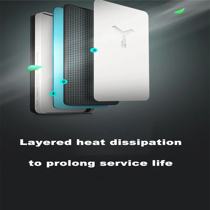 Xiaomi brand Power Bank 8000Mah New Technology Mechanical Hard Disk 500GB 1TB 2TB Solid State Drive