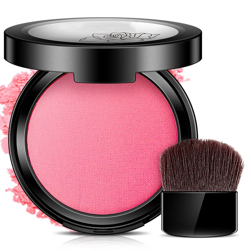 Hot 1 Pc Cream Blush Baked Cheek Face Blusher Texture Baked Blush Face Base Mineral Blusher Palette Blush Makeup