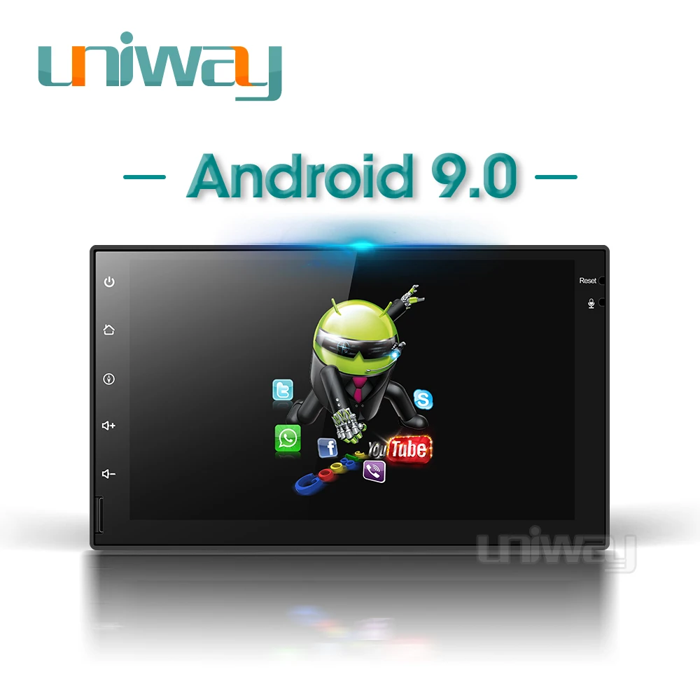 Автомагнитола Uniway AWD301 универсальная мультимедийная магнитола с навигацией Android
