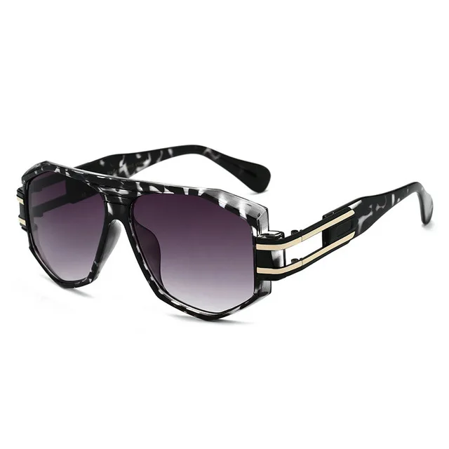 DPZ ретро солнцезащитные очки для женщин Большая оправа Мужские квадратные брендовые дизайнерские спортивные винтажные мужские солнцезащитные очки UV400 Gafas Oculos - Цвет линз: 58223 C4