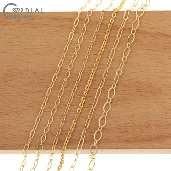 

Cordial Design Copper Chains/Jewelry Accessories/Hand Made/Chains For Necklace/Jewelry Findings & Components/DIY Bracelet Making