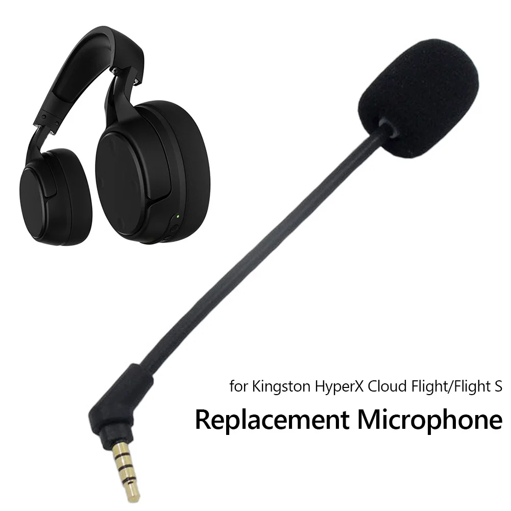 3 5mm Jack Flexible Microphone Game Headphone Mic For Kingston Hyperx Cloud Flight Flight S Wireless Gaming Headset Microphones Aliexpress