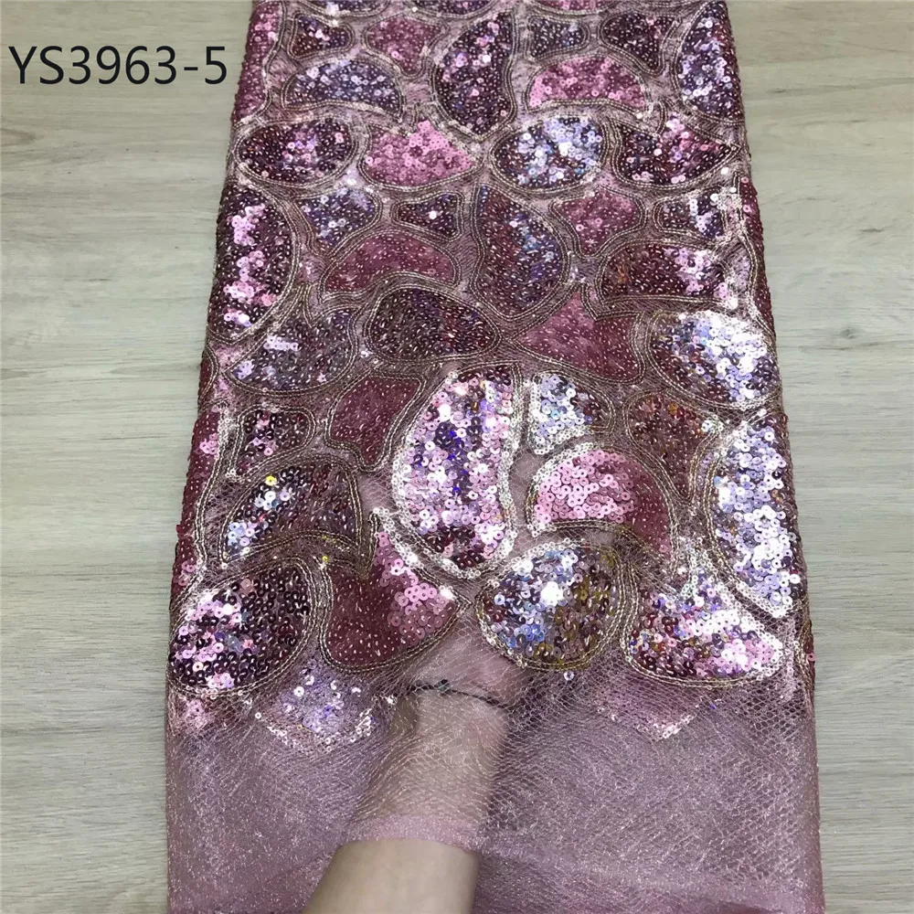 Какое красивое розовое свадебное платье цвета фуксии с тонкой кружевной тканью, вышивкой пайетками и тюлевой дамской тканью - Цвет: 5