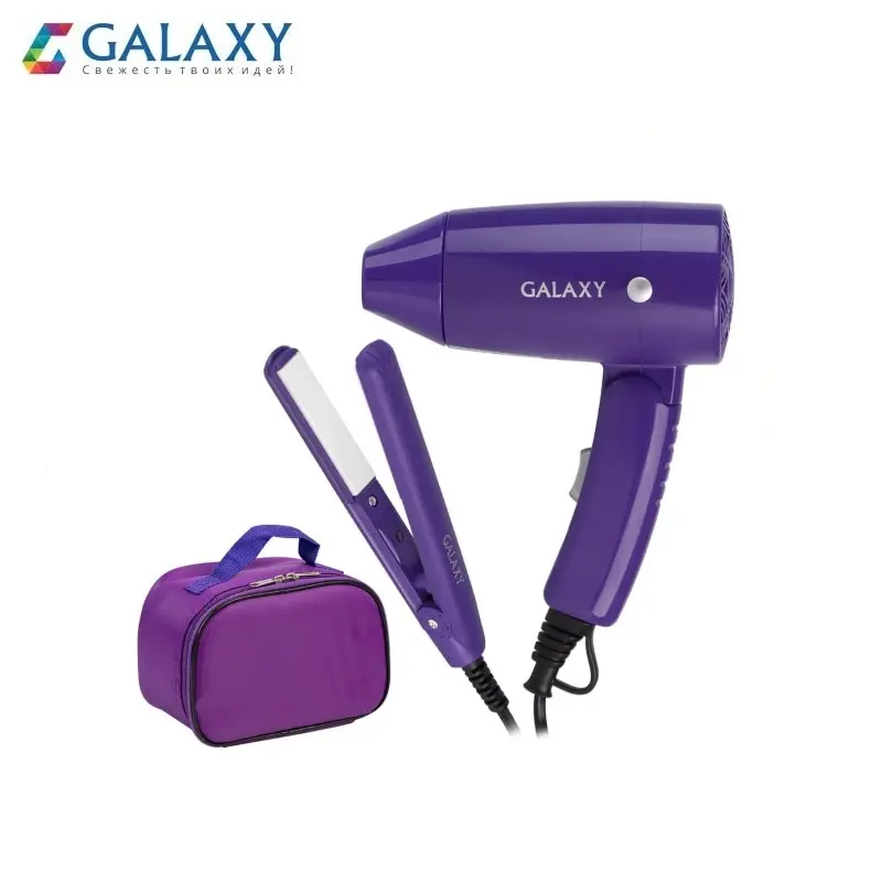 Galaxy GL 4720 Набор для укладки волос: Фен Щипцы Сумка | Красота и здоровье