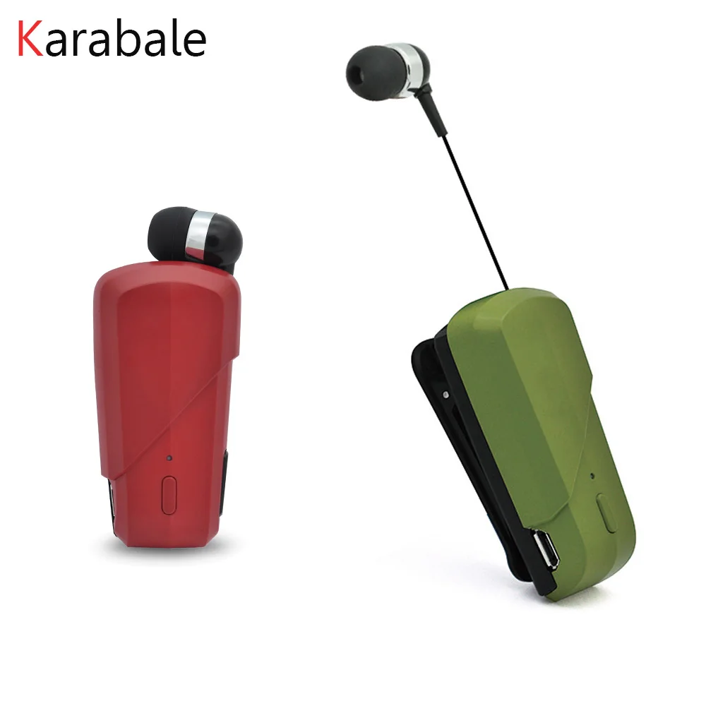 Karabale F902 выдвижные беспроводные Bluetooth наушники гарнитура стерео портативный