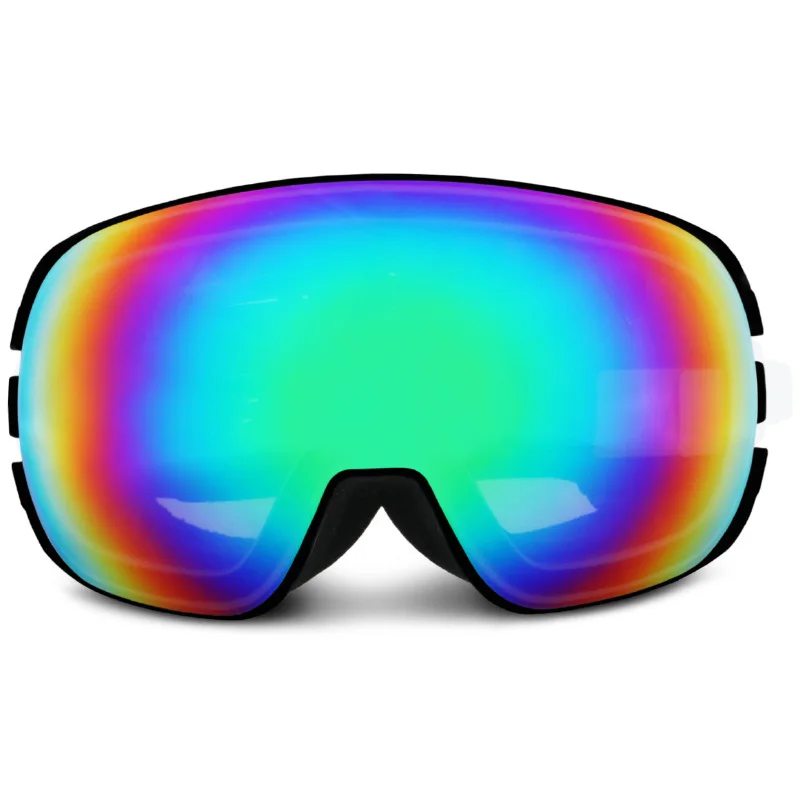 Незапотевающие лыжные очки UV400 зимние с двойными линзами уличные спортивные для
