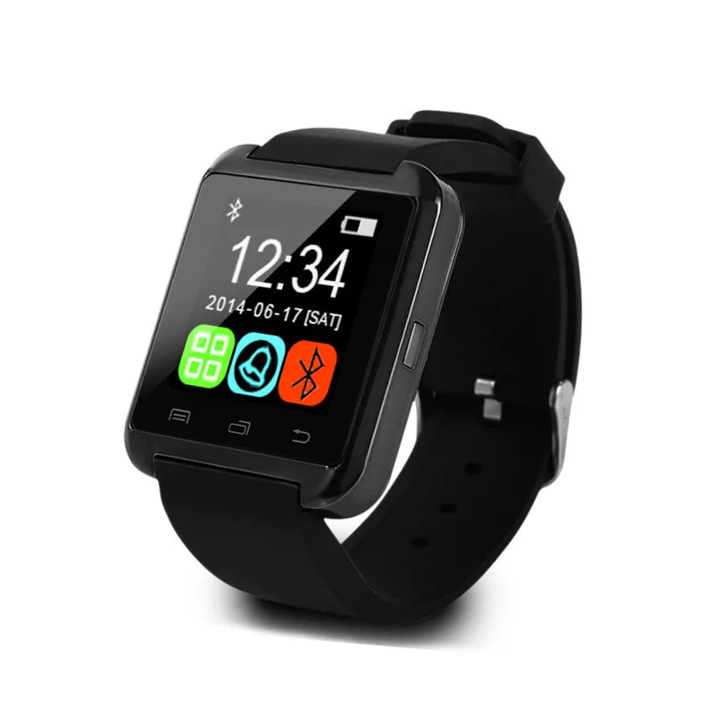 Умные часы U8 с Bluetooth, наручные часы, умные часы с монитором сна, удаленная камера, шагомер, для смартфона IPhone, samsung
