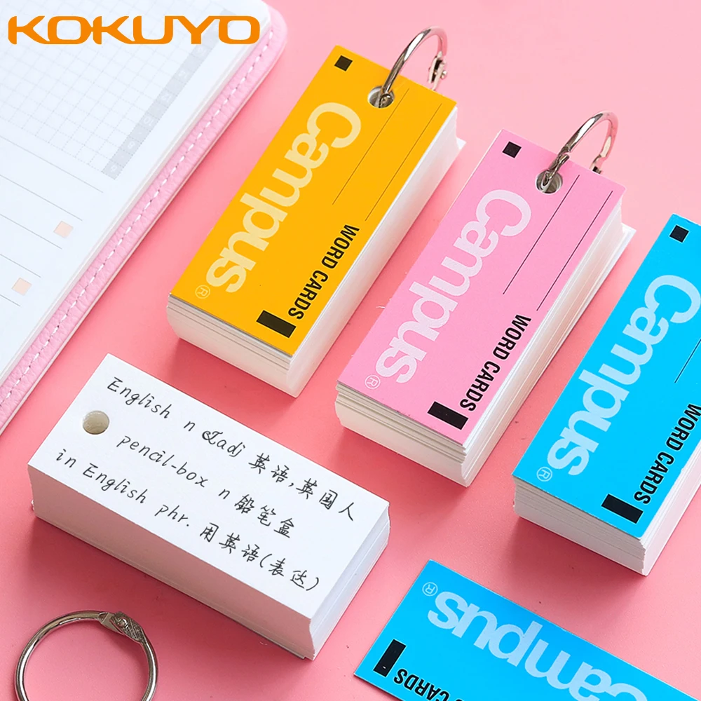 Kokuyo-caderno de Bolso para Estudantes Japoneses Campus Inglês Vocabulário Bloco de Notas Pequeno Mini Bobina para Transportar Pcs